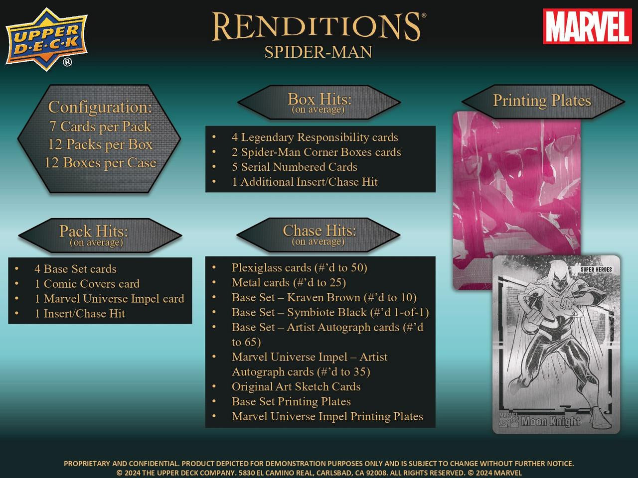 2024 Upper Deck Marvel Renditions Spider-Man Hobby Case (12)