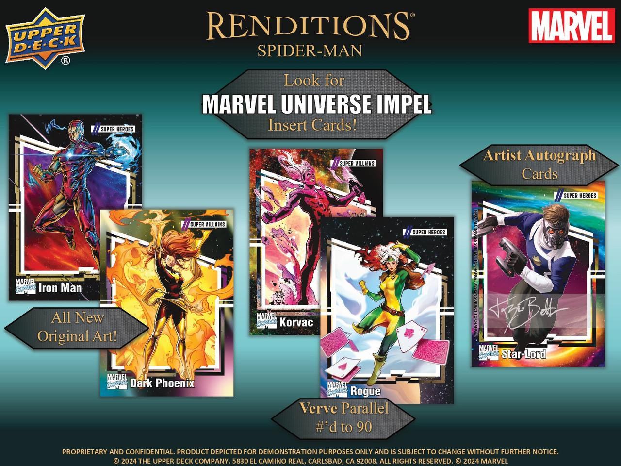 2024 Upper Deck Marvel Renditions Spider-Man Hobby Case (12)