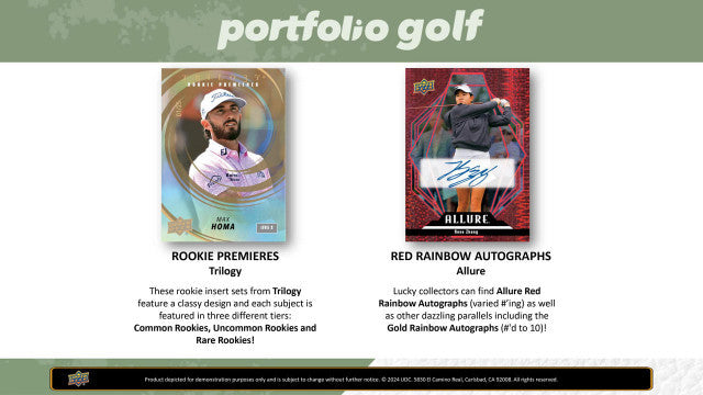2024 Upper Deck Portfolio Golf Hobby Case (16)