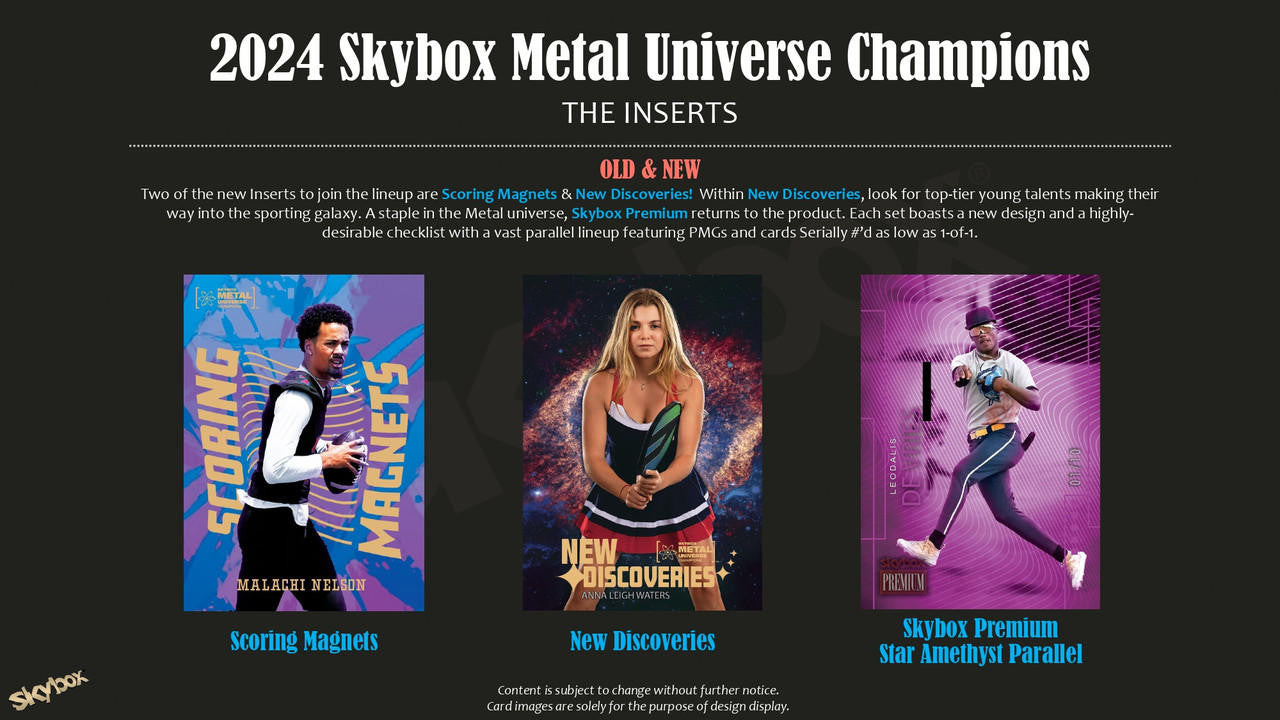 2024 Upper Deck Skybox Metal Universe Champions Hobby Box