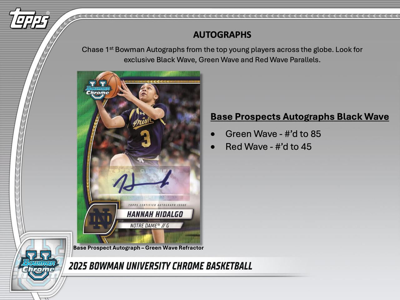 2024/25 Bowman University Chrome Basketball Blaster Box