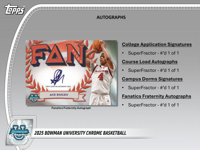 2024/25 Bowman University Chrome Basketball Breaker's Delight Case (12)