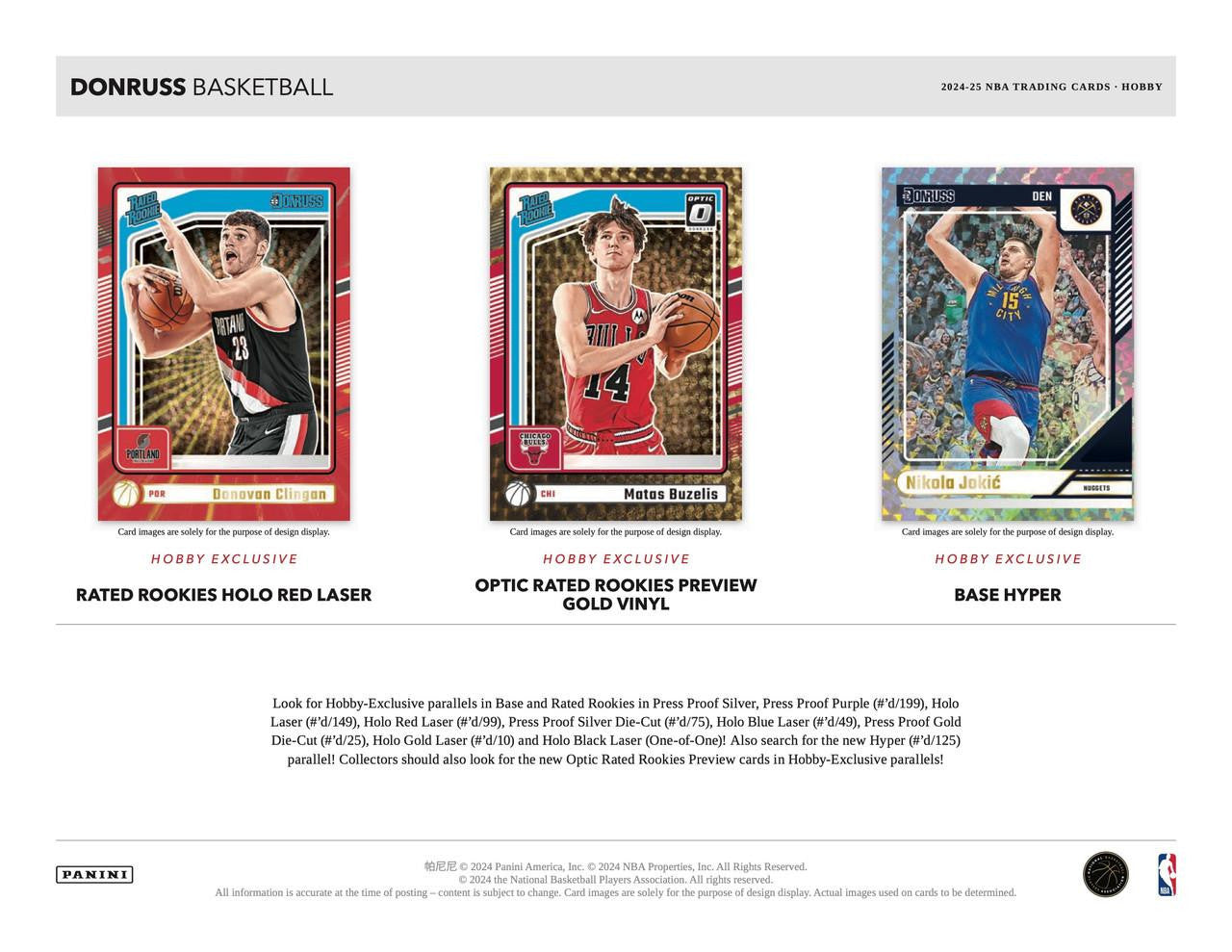 2024/25 Panini Donruss Basketball Hobby Case (10)