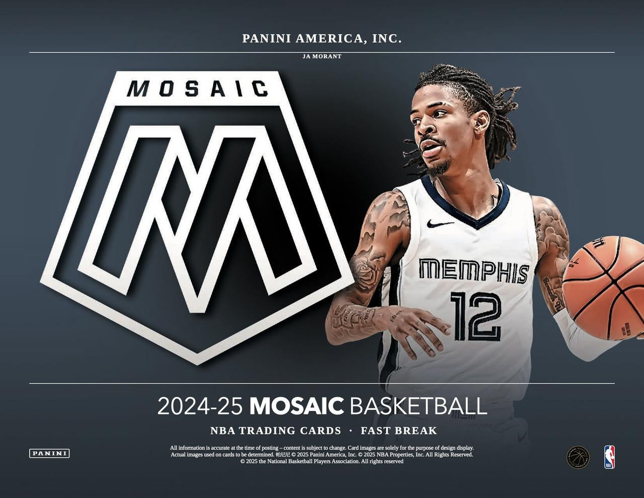 2024/25 Panini Mosaic Basketball Fast Break Box