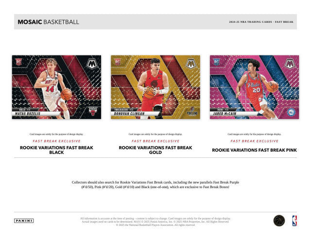 2024/25 Panini Mosaic Basketball Fast Break Box