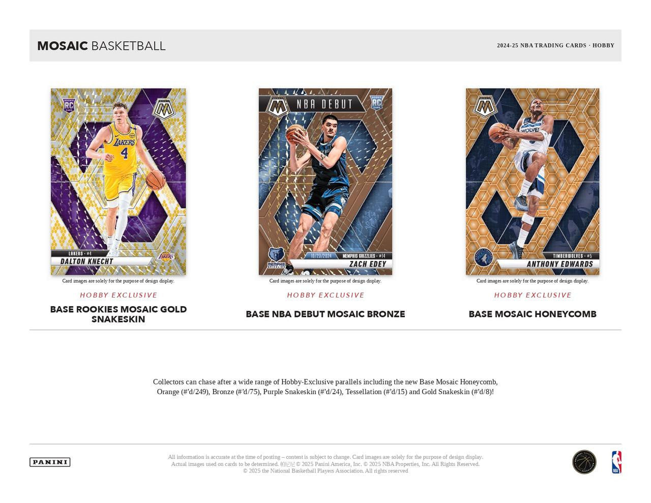 2024/25 Panini Mosaic Basketball Hobby Case (12)