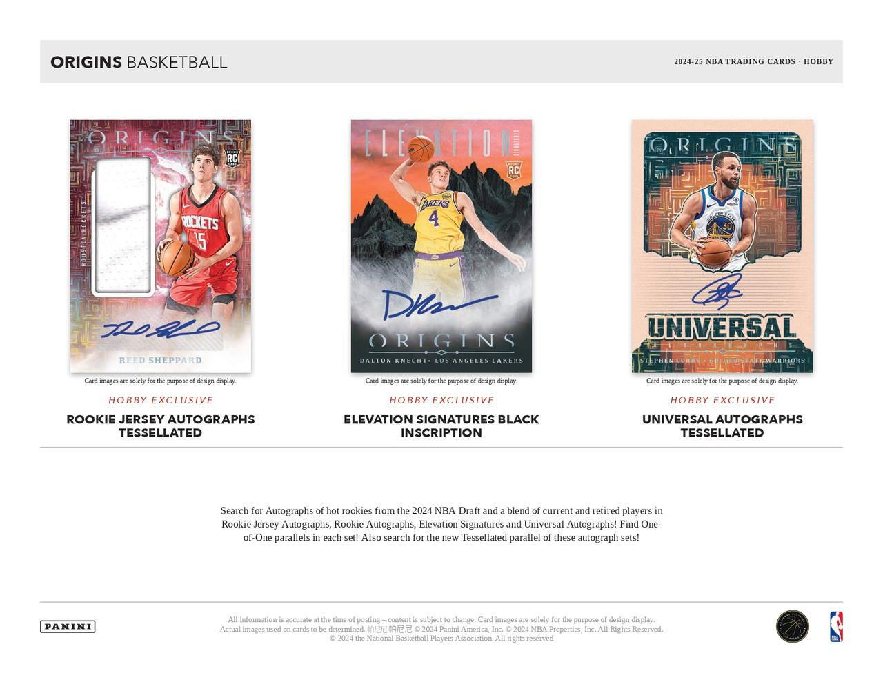 2024/25 Panini Origins Basketball Hobby Box