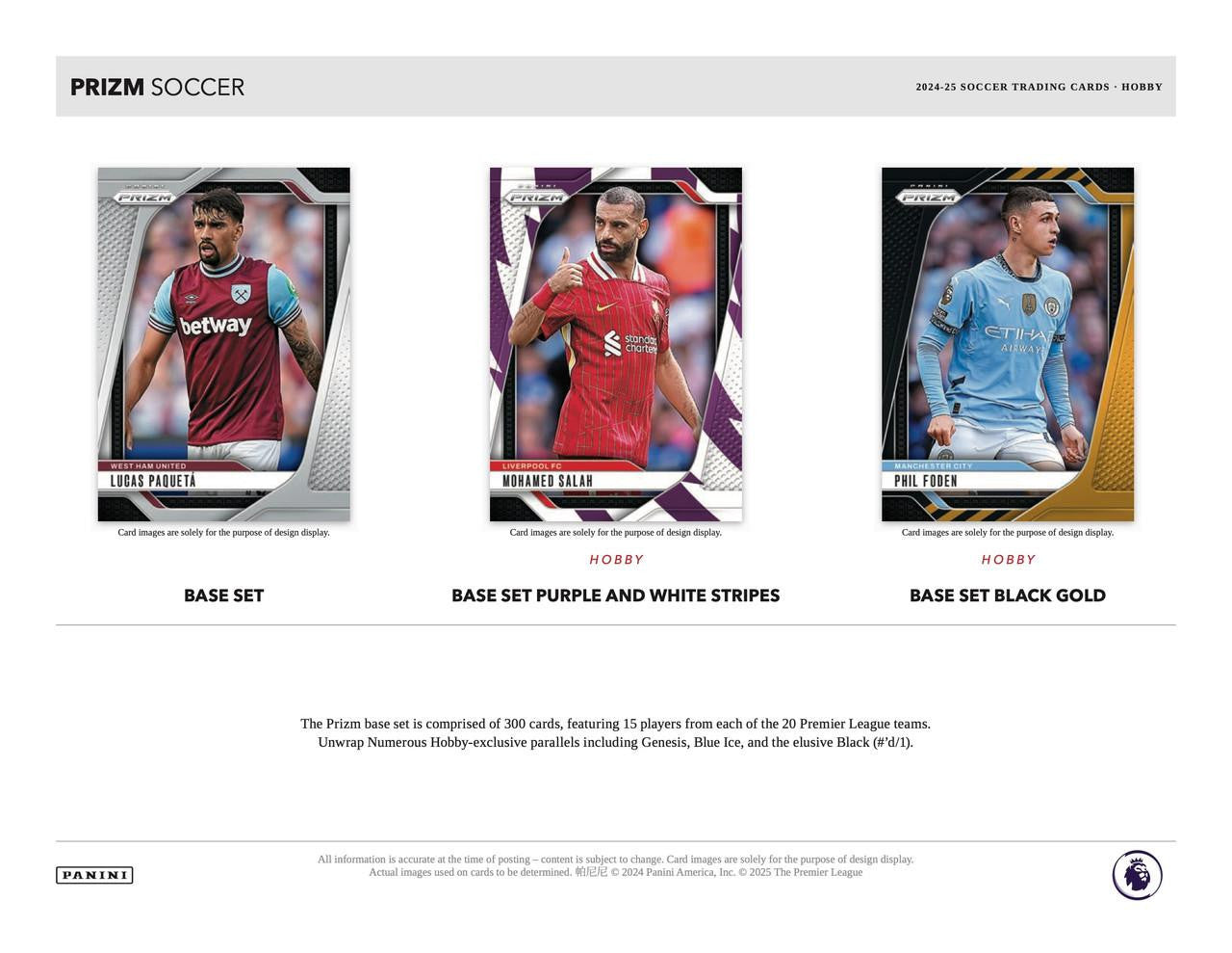 2024/25 Panini Prizm EPL Premier League Soccer Hobby Box
