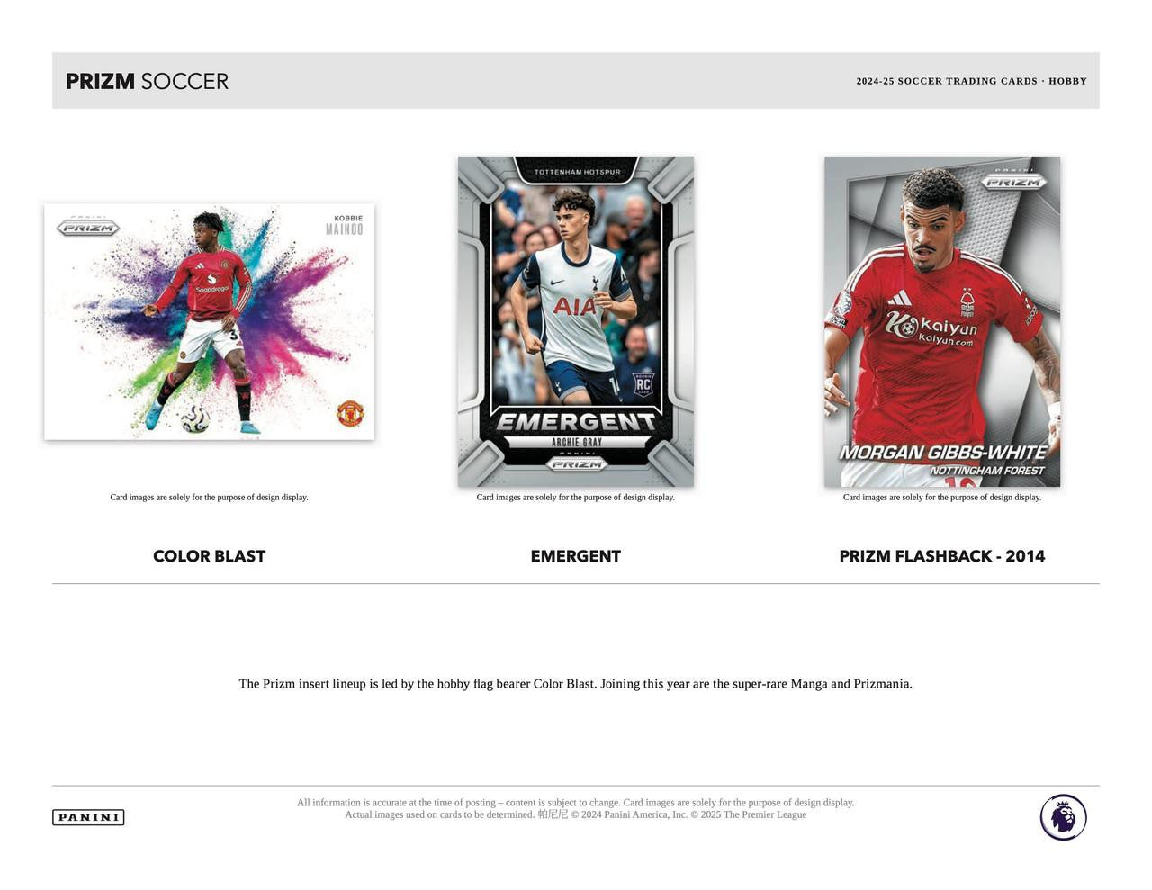 2024/25 Panini Prizm EPL Premier League Soccer Hobby Box