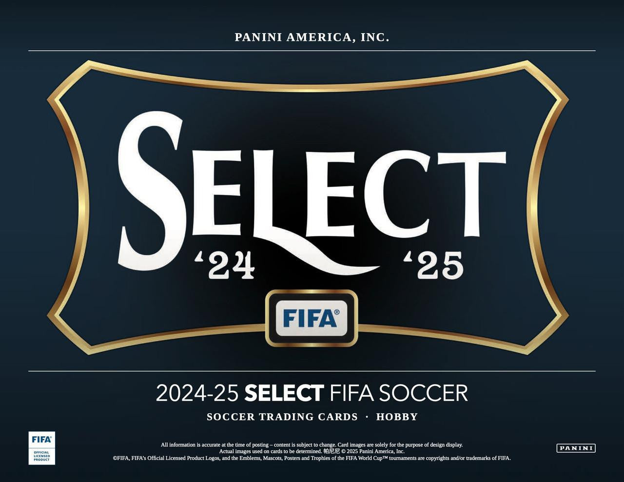 2024/25 Panini Select FIFA Soccer Hobby Box