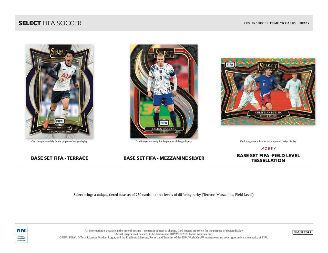 2024/25 Panini Select FIFA Soccer Hobby Box