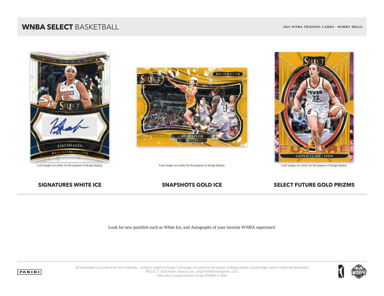 2025 Panini Select WNBA Basketball Hobby Mega Box (Green Ice)