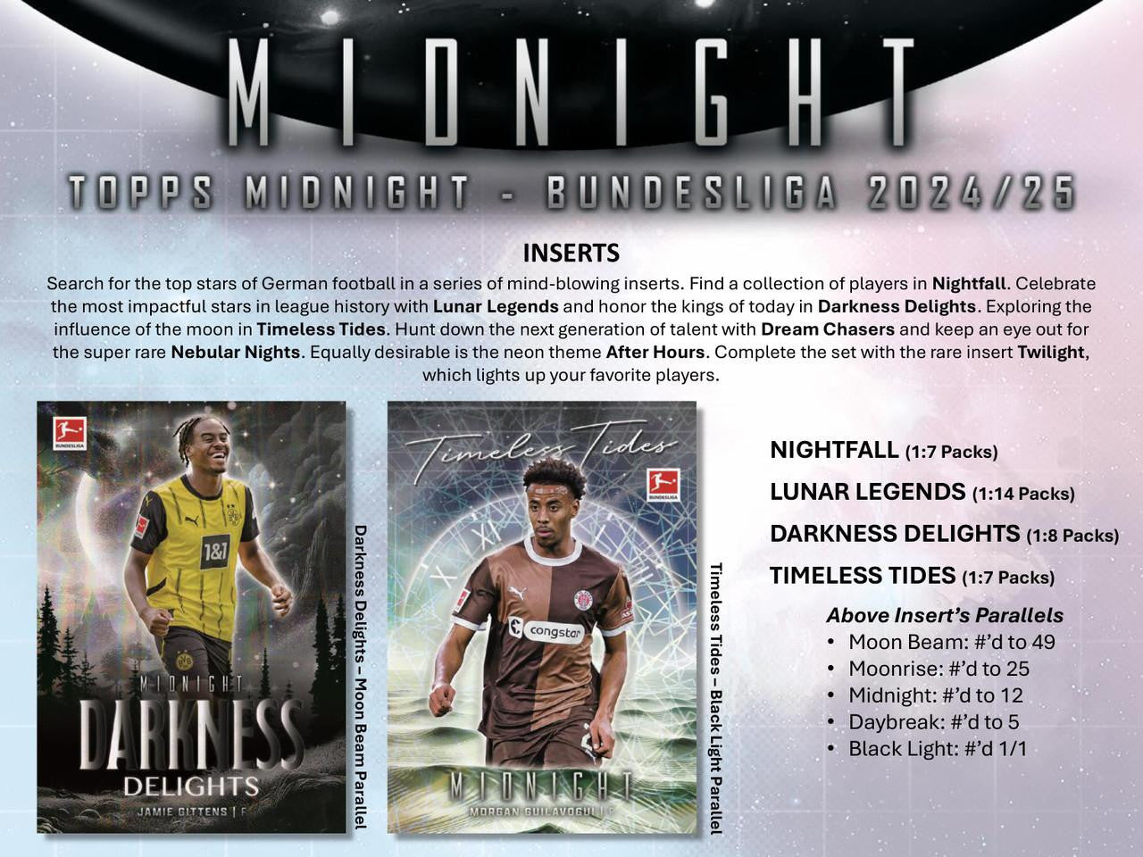 2024/25 Topps Midnight Bundesliga Soccer Hobby Box