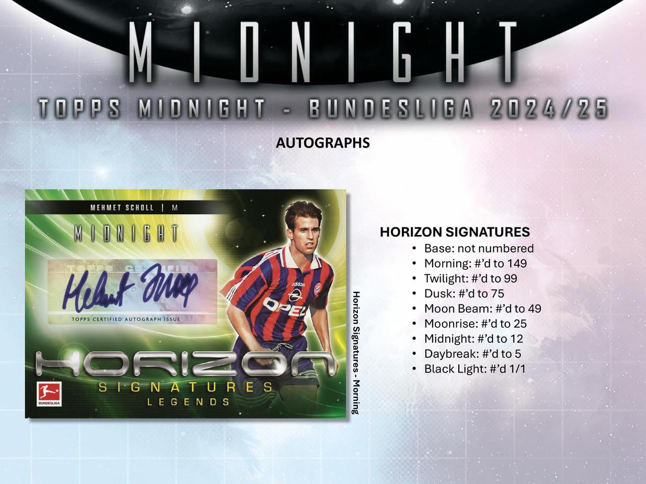 2024/25 Topps Midnight Bundesliga Soccer Hobby Box