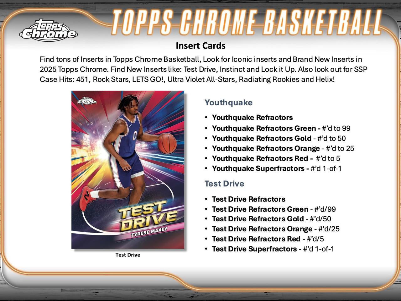 2024/25 Topps Chrome Basketball Hobby Case (12)