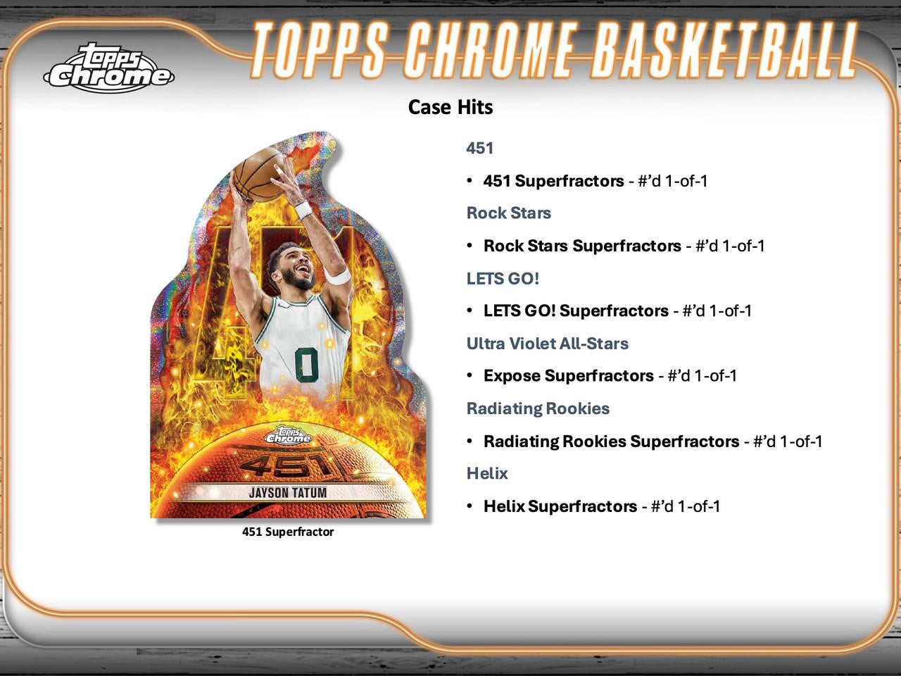 2024/25 Topps Chrome Basketball Hobby Case (12)