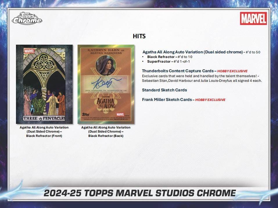2024/25 Topps Marvel Studios Chrome Blaster Box
