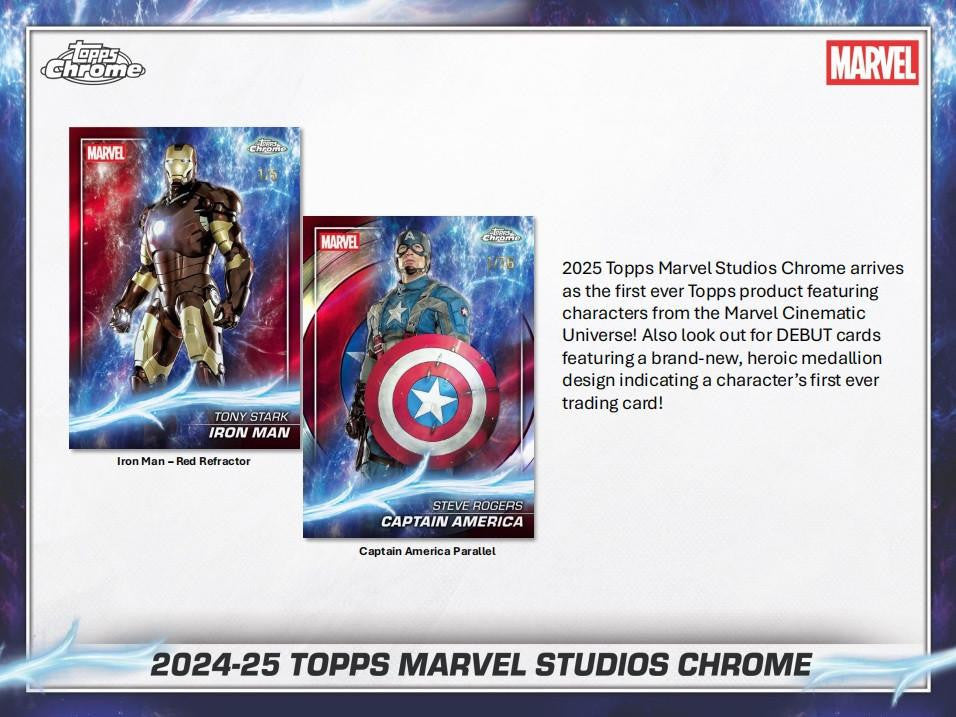 2024/25 Topps Marvel Studios Chrome Blaster Box