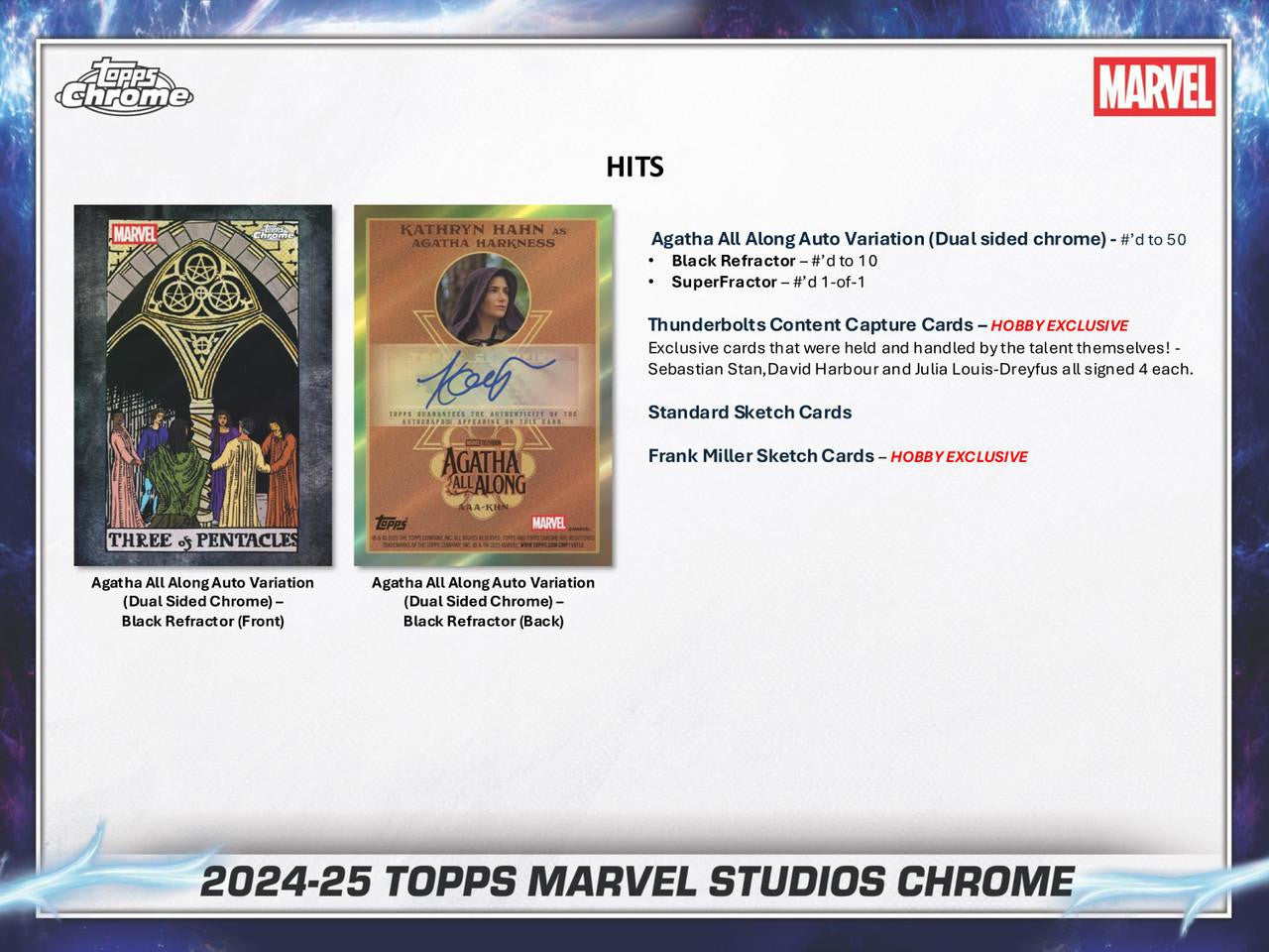 2024/25 Topps Marvel Studios Chrome Hobby Box