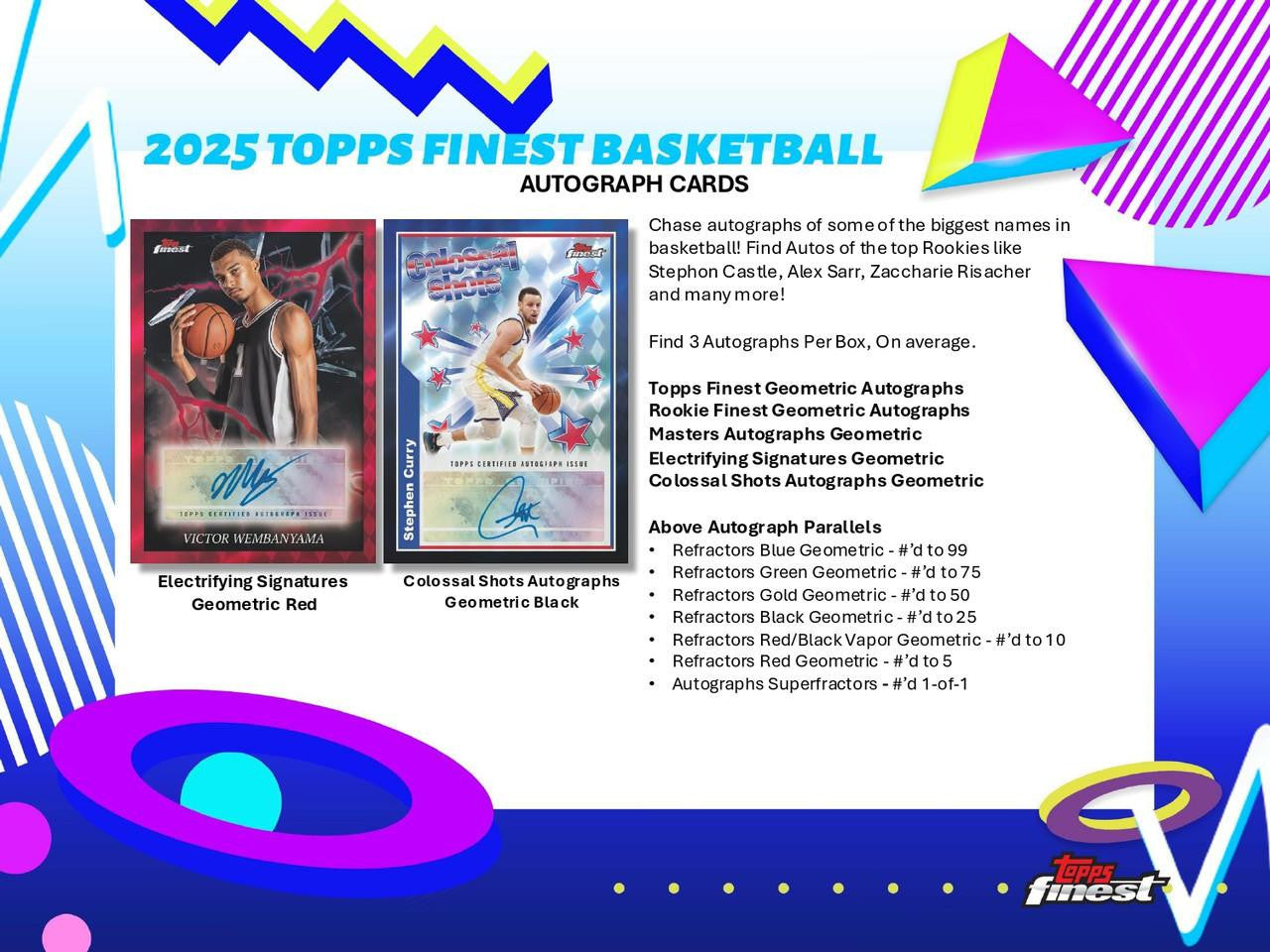 2024/25 Topps Finest Basketball Breakers Delight Box