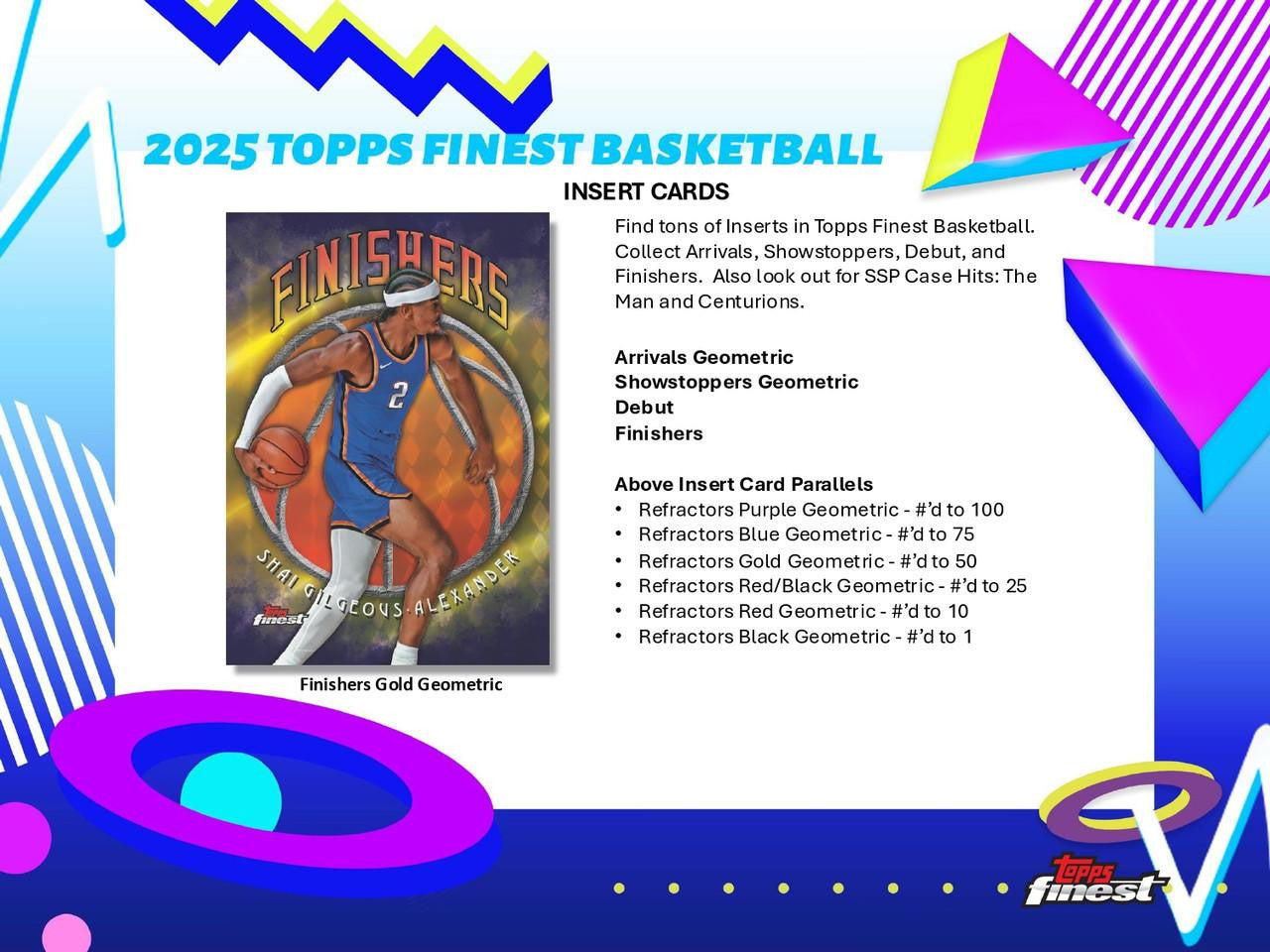 2024/25 Topps Finest Basketball Breakers Delight Box