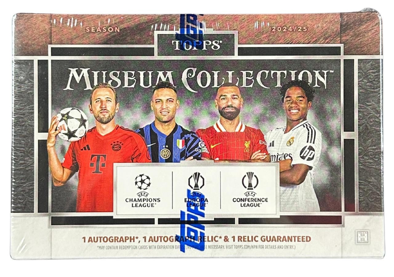 2024-25 Topps UEFA Club Competitions Museum Collection Soccer Hobby Box