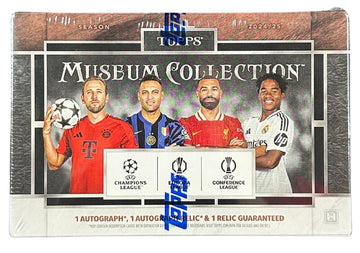 2024-25 Topps UEFA Club Competitions Museum Collection Soccer Hobby Box