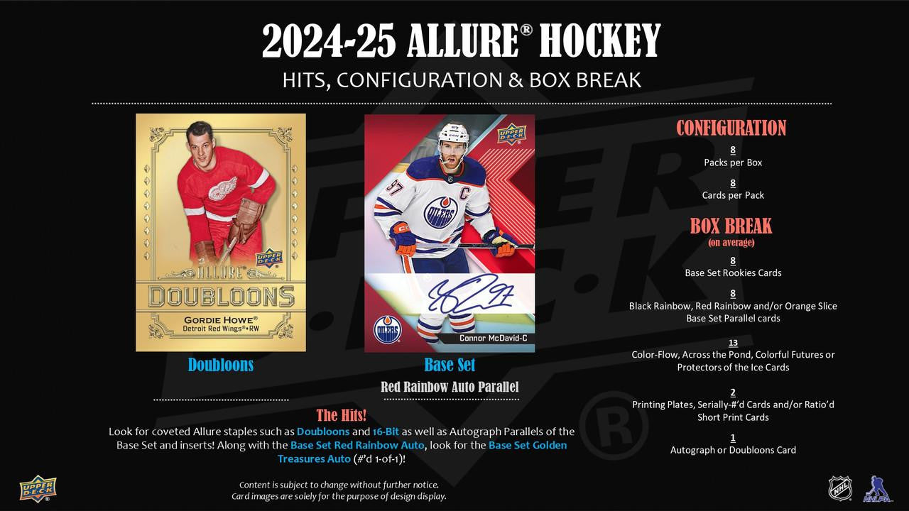 2024/25 Upper Deck Allure Hockey Hobby Case (18)