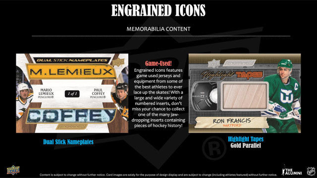 2024/25 Upper Deck Engrained Icons Hockey Hobby Box