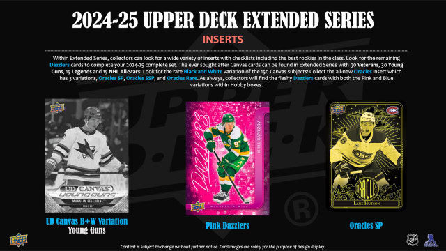 2024/25 Upper Deck Extended Series Hockey Hobby Box
