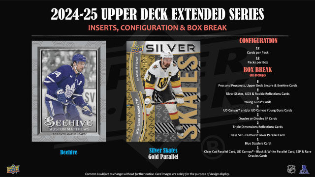 2024/25 Upper Deck Extended Series Hockey Hobby Case (12)
