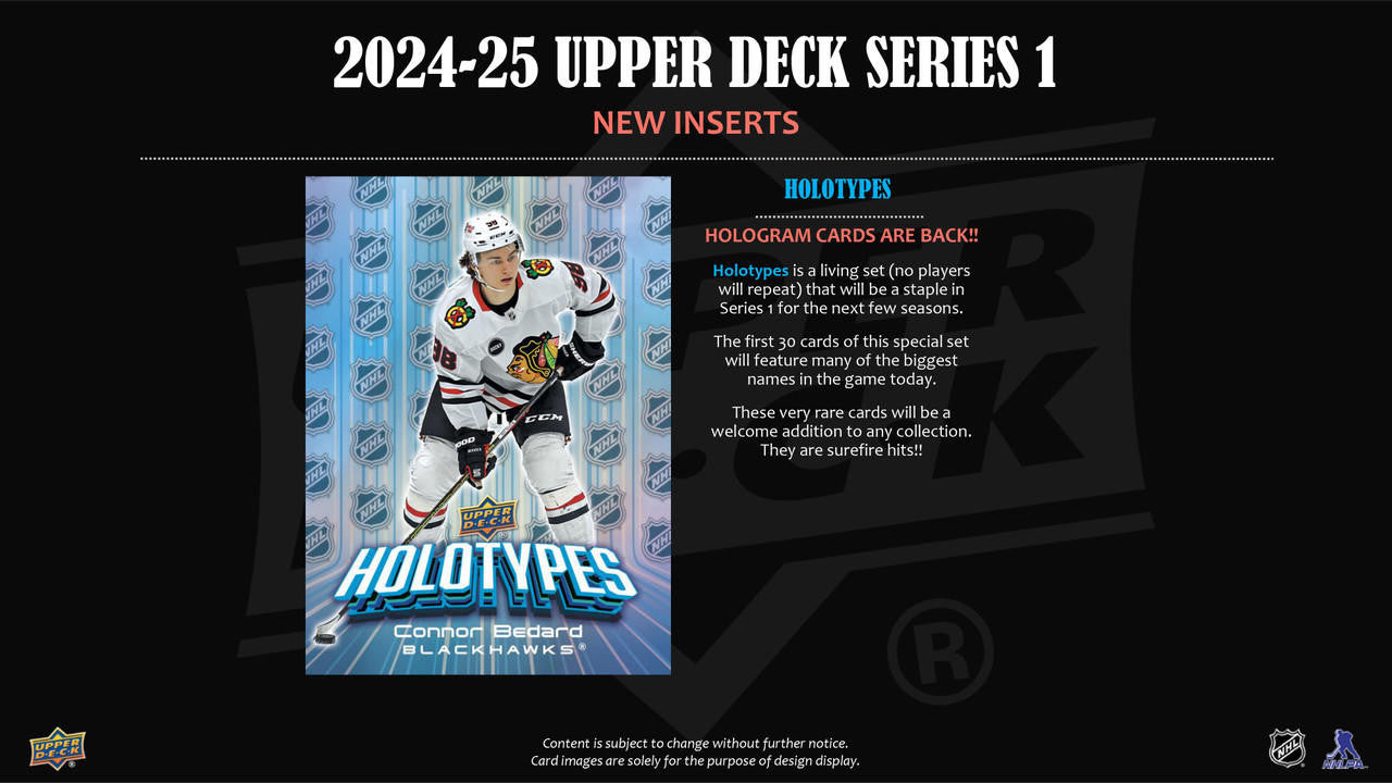 2024/25 Upper Deck Series 1 Hockey Hobby Case (12)