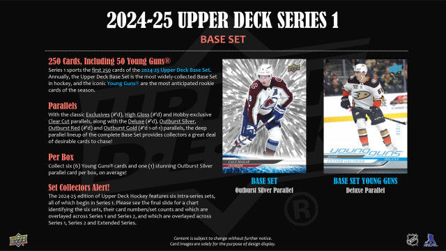 2024/25 Upper Deck Series 1 Hockey Hobby Case (12)