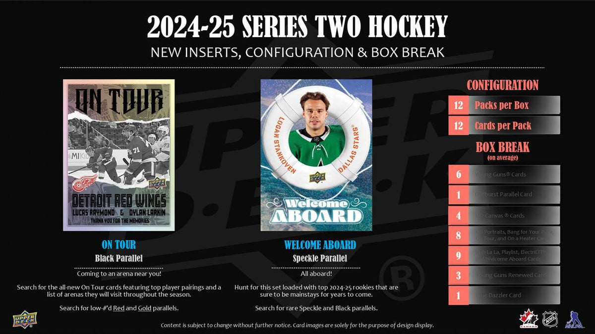 2024/25 Upper Deck Series 2 Hockey Hobby Box