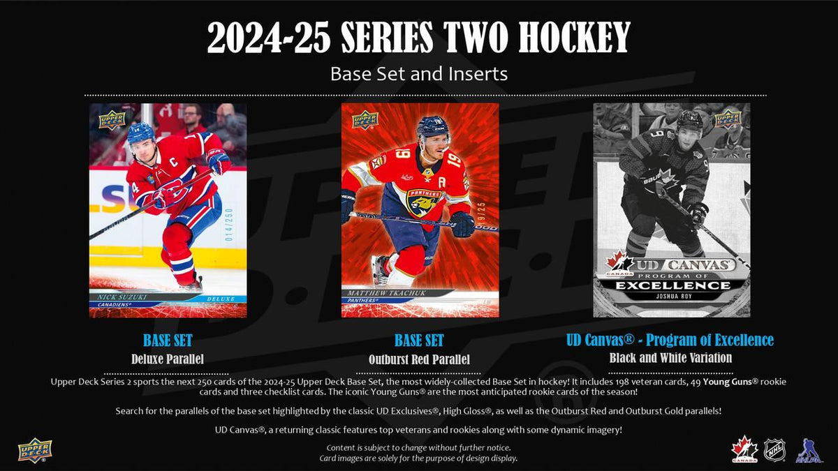 2024/25 Upper Deck Series 2 Hockey Hobby Box