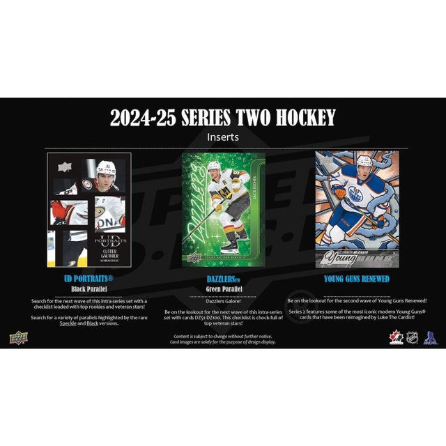 2024/25 Upper Deck Series 2 Hockey Tin