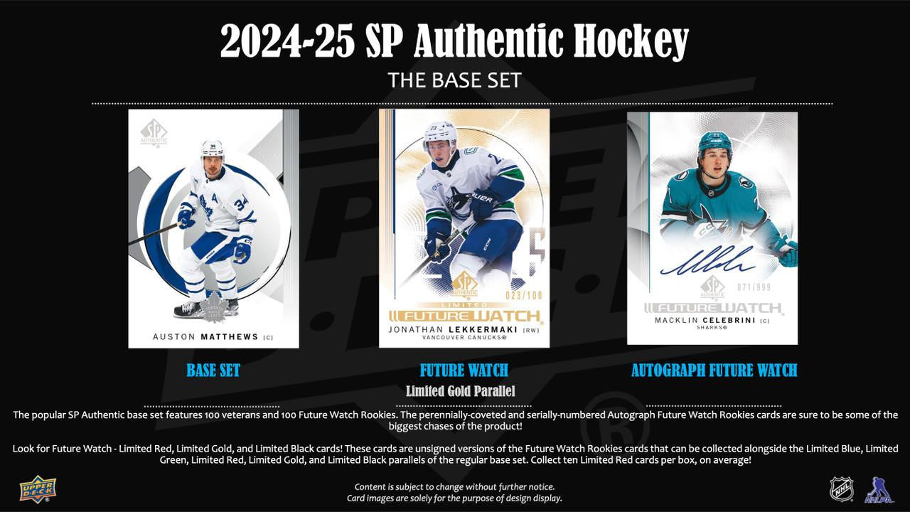 2024/25 Upper Deck SP Authentic Hockey Hobby Box