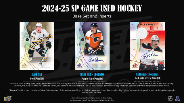 2024/25 Upper Deck SP Game Used Hockey Hobby Case (20)