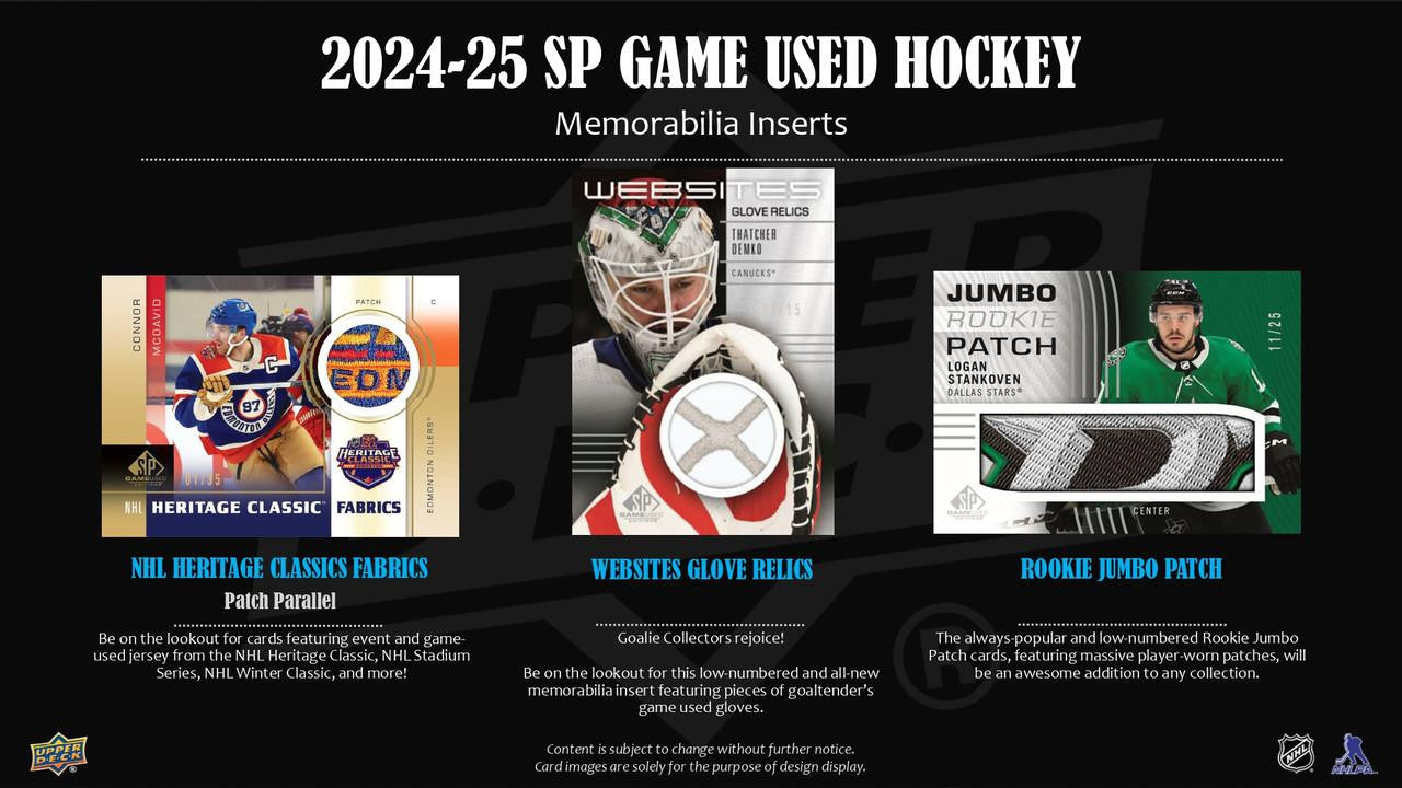 2024/25 Upper Deck SP Game Used Hockey Hobby Case (20)