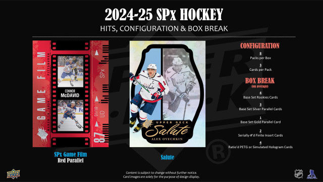 2024/25 Upper Deck SPx Hockey Hobby Case (20)