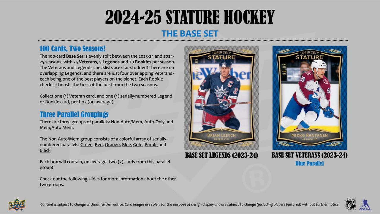 2024/25 Upper Deck Stature Hockey Hobby Case (16)