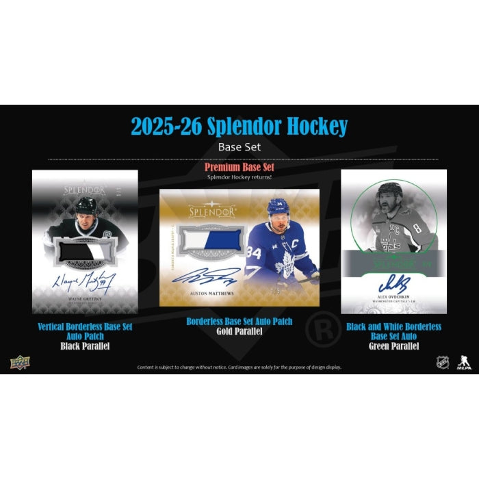 2025-26 Upper Deck Splendor Hockey Hobby Box