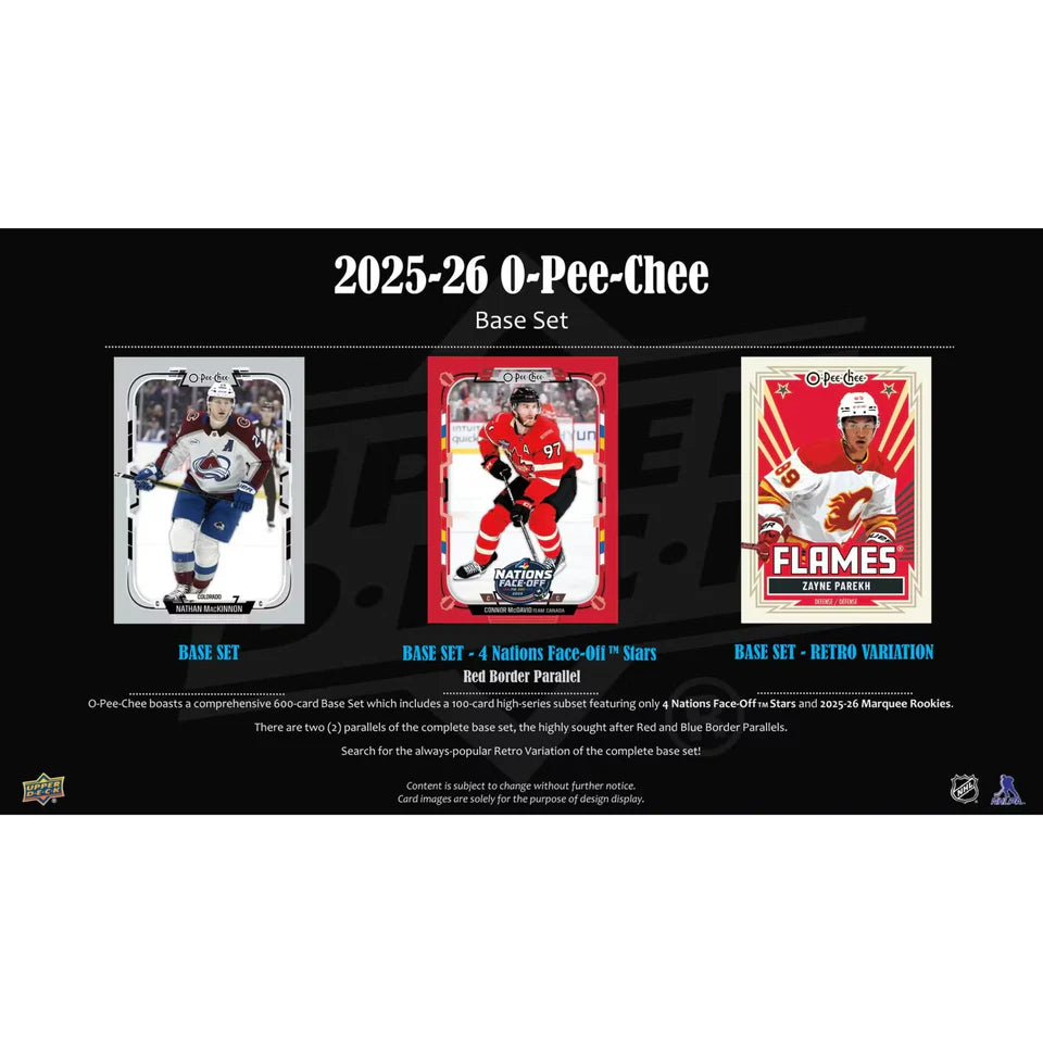 2025-26 Upper Deck O-Pee-Chee Hockey Value Fat Pack