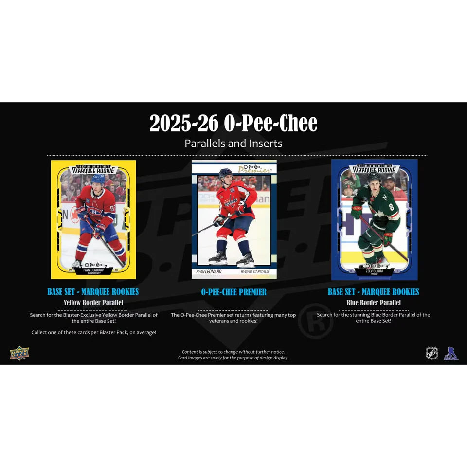 2025-26 Upper Deck O-Pee-Chee Hockey Value Fat Pack