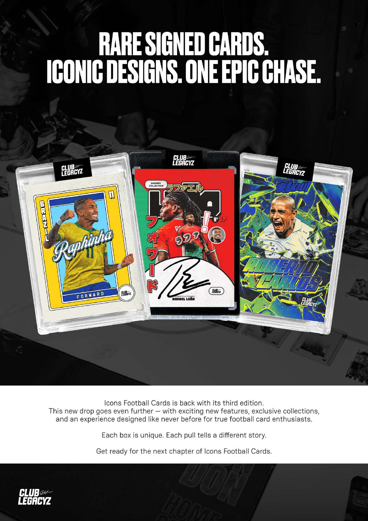 2026 Club Legacyz Icons Soccer 3rd Edition Hobby Pack