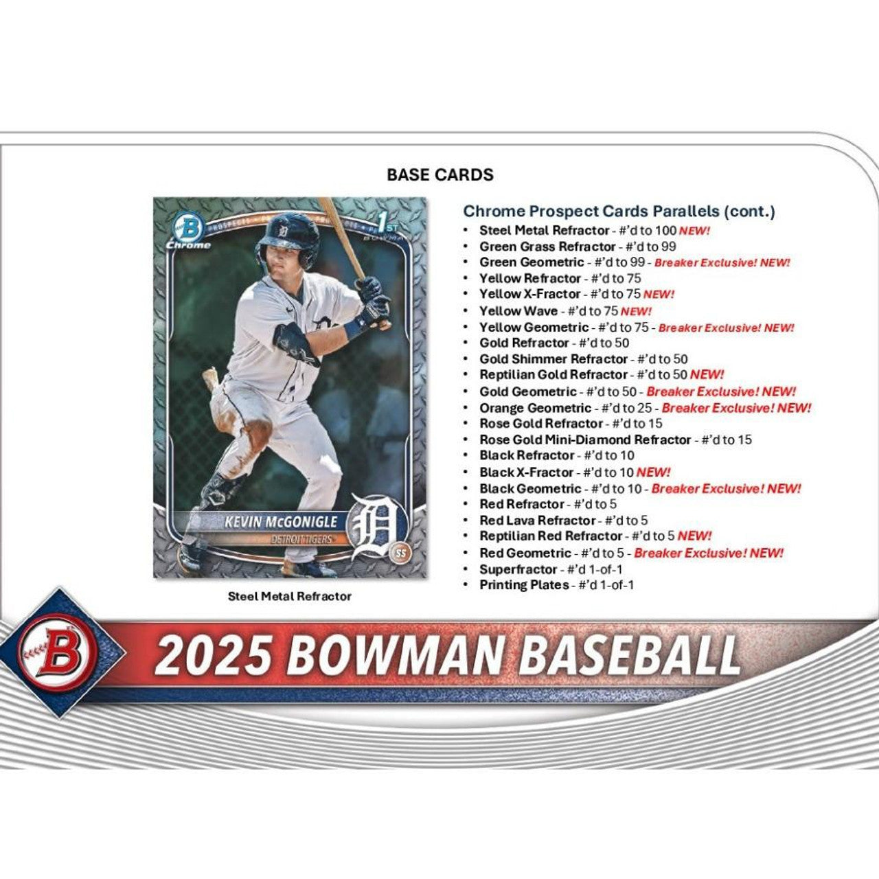 2025 Bowman Baseball Breakers Delight Box