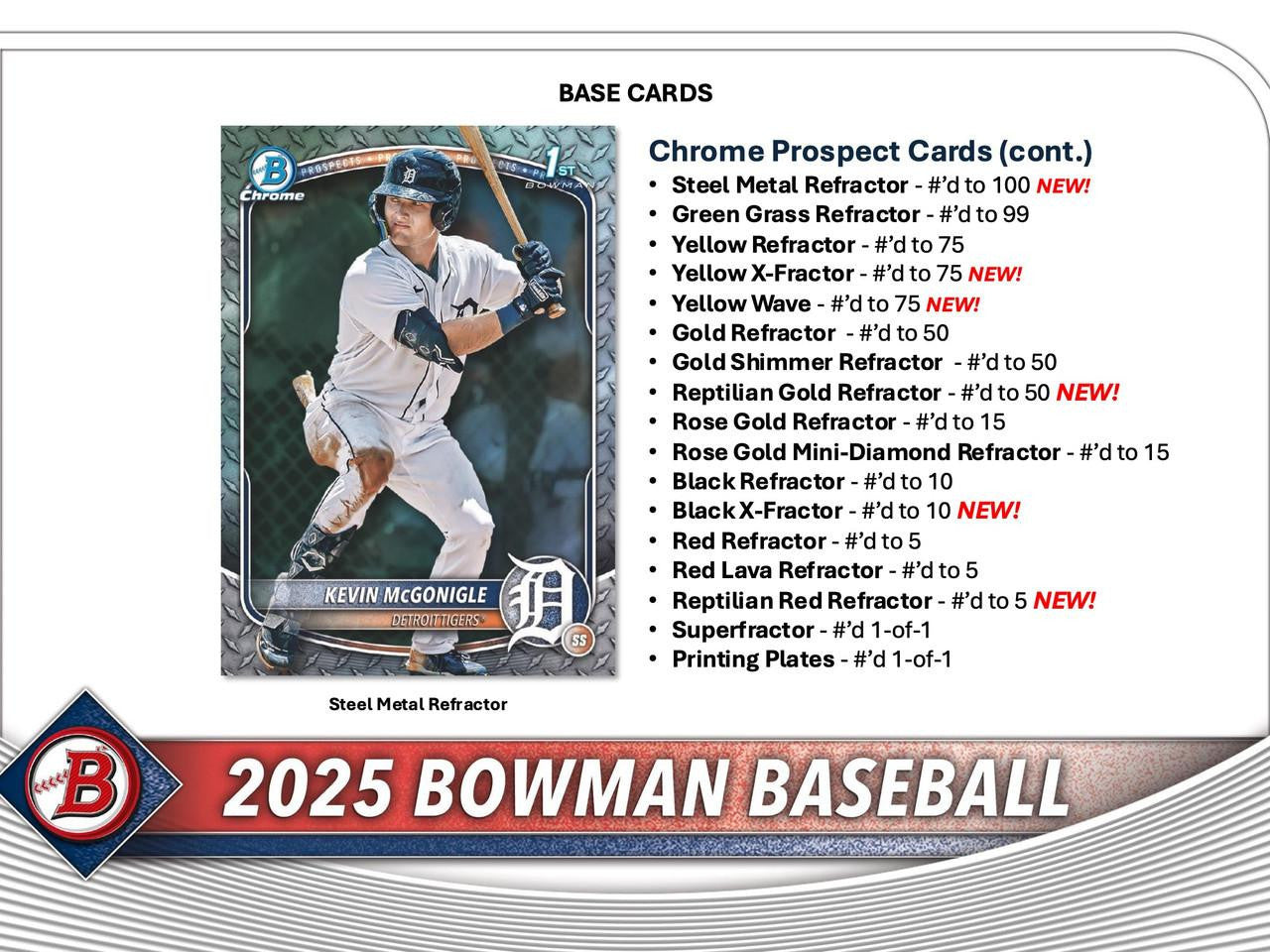 2025 Bowman Baseball Jumbo Hobby Box