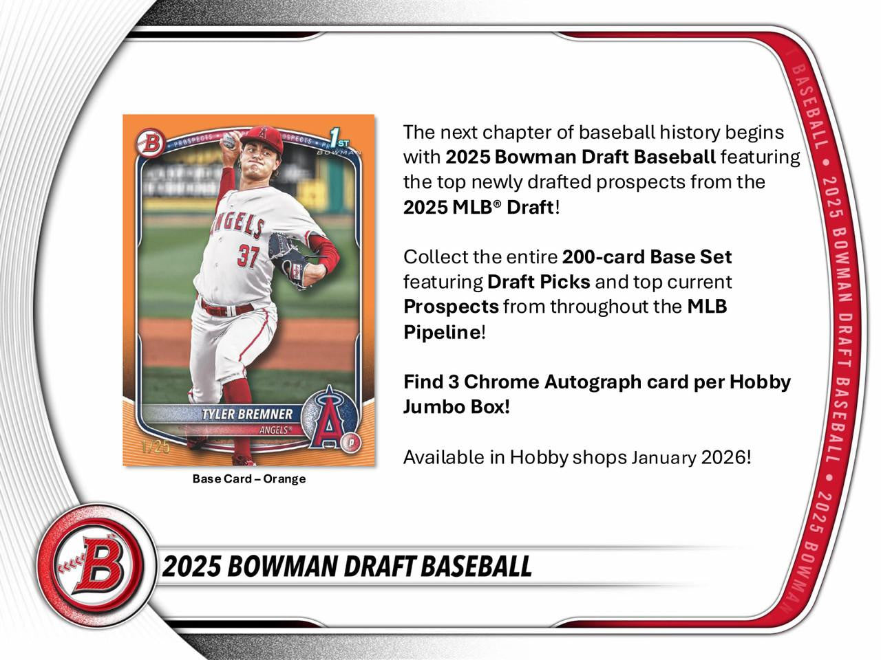 2025 Bowman Draft Baseball Jumbo Hobby Box