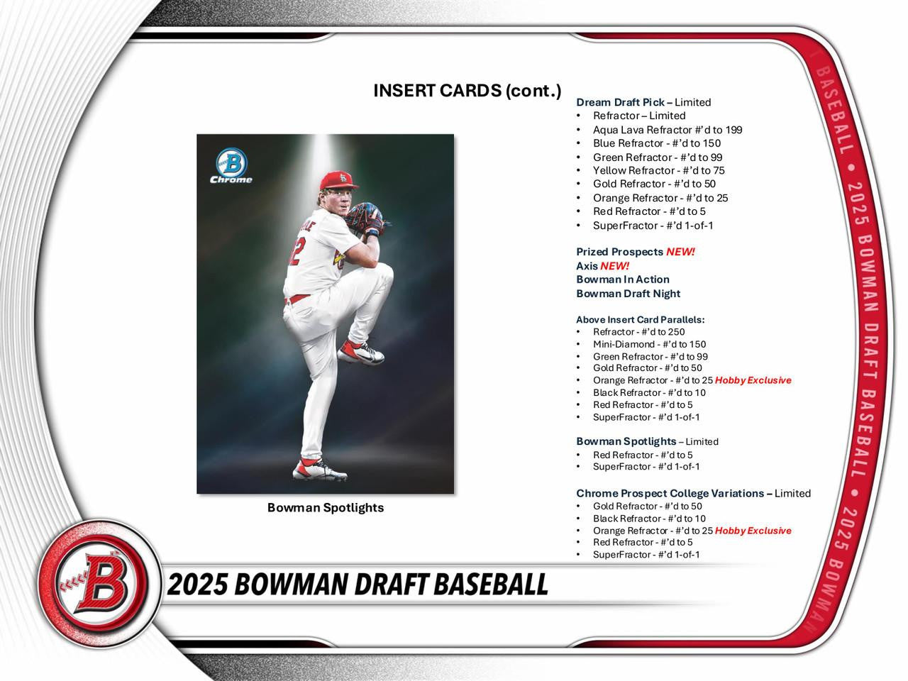 2025 Bowman Draft Baseball Jumbo Hobby Box