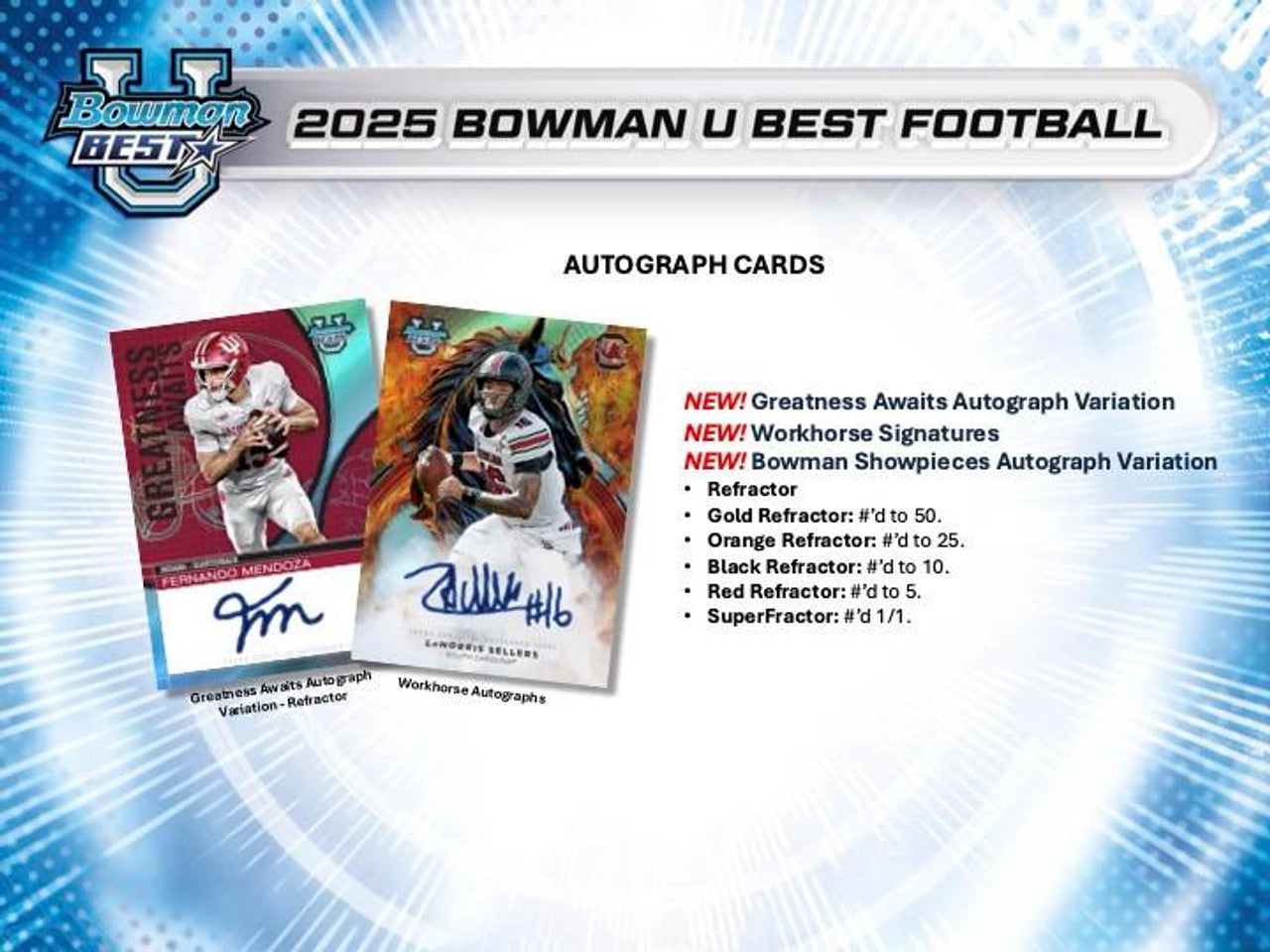 2025 Bowman University Best Football Hobby Box
